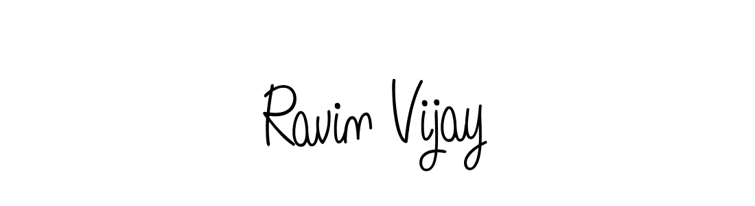 This is the best signature style for the Ravin Vijay name. Also you like these signature font (Angelique-Rose-font-FFP). Mix name signature. Ravin Vijay signature style 5 images and pictures png