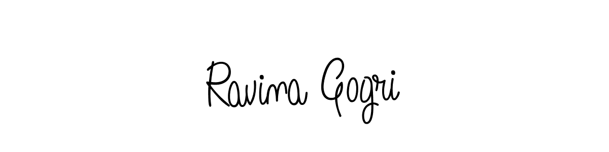It looks lik you need a new signature style for name Ravina Gogri. Design unique handwritten (Angelique-Rose-font-FFP) signature with our free signature maker in just a few clicks. Ravina Gogri signature style 5 images and pictures png