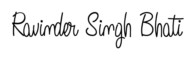 A classic penmanship look for Ravinder Singh Bhati. The Angelique-Rose-font-FFP font brings timeless elegance and confidence to every signed document. Ravinder Singh Bhati signature style 5 images and pictures png