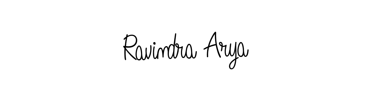 Make a short Ravindra Arya signature style. Manage your documents anywhere anytime using Angelique-Rose-font-FFP. Create and add eSignatures, submit forms, share and send files easily. Ravindra Arya signature style 5 images and pictures png
