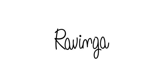 Create a beautiful signature design for name Ravinga. With this signature (Angelique-Rose-font-FFP) fonts, you can make a handwritten signature for free. Ravinga signature style 5 images and pictures png