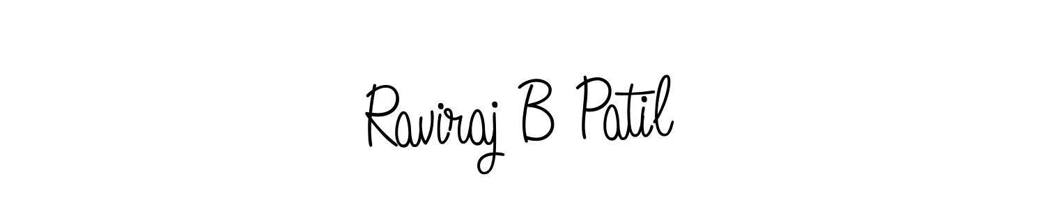Raviraj B Patil stylish signature style. Best Handwritten Sign (Angelique-Rose-font-FFP) for my name. Handwritten Signature Collection Ideas for my name Raviraj B Patil. Raviraj B Patil signature style 5 images and pictures png