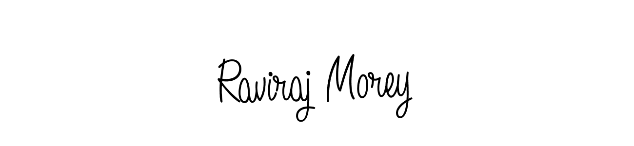 The best way (Angelique-Rose-font-FFP) to make a short signature is to pick only two or three words in your name. The name Raviraj Morey include a total of six letters. For converting this name. Raviraj Morey signature style 5 images and pictures png