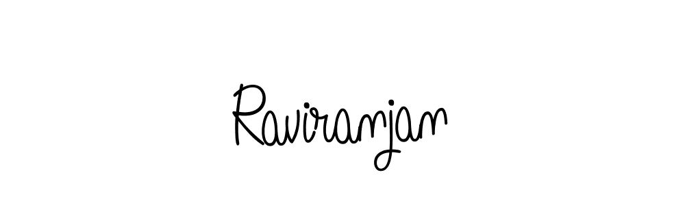 How to make Raviranjan name signature. Use Angelique-Rose-font-FFP style for creating short signs online. This is the latest handwritten sign. Raviranjan signature style 5 images and pictures png