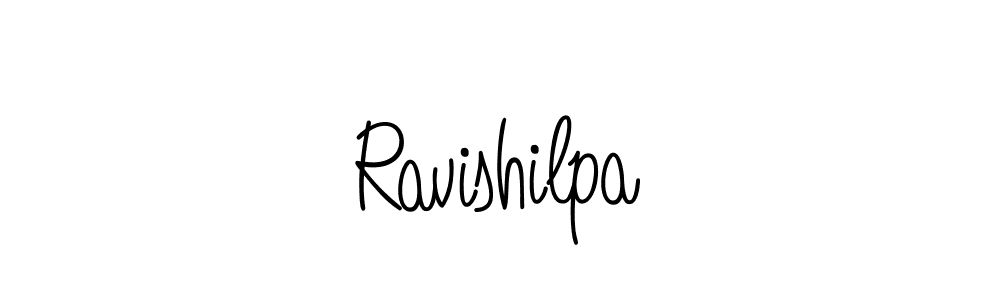 if you are searching for the best signature style for your name Ravishilpa. so please give up your signature search. here we have designed multiple signature styles  using Angelique-Rose-font-FFP. Ravishilpa signature style 5 images and pictures png