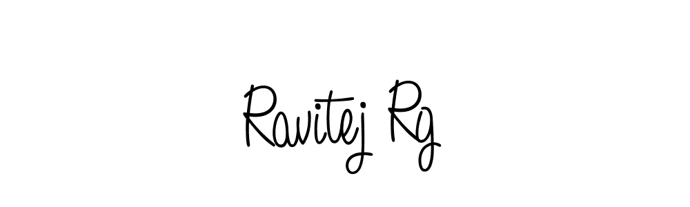 Also we have Ravitej Rg name is the best signature style. Create professional handwritten signature collection using Angelique-Rose-font-FFP autograph style. Ravitej Rg signature style 5 images and pictures png