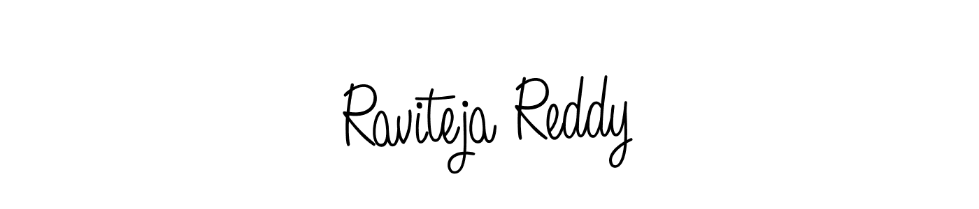 Make a beautiful signature design for name Raviteja Reddy. With this signature (Angelique-Rose-font-FFP) style, you can create a handwritten signature for free. Raviteja Reddy signature style 5 images and pictures png