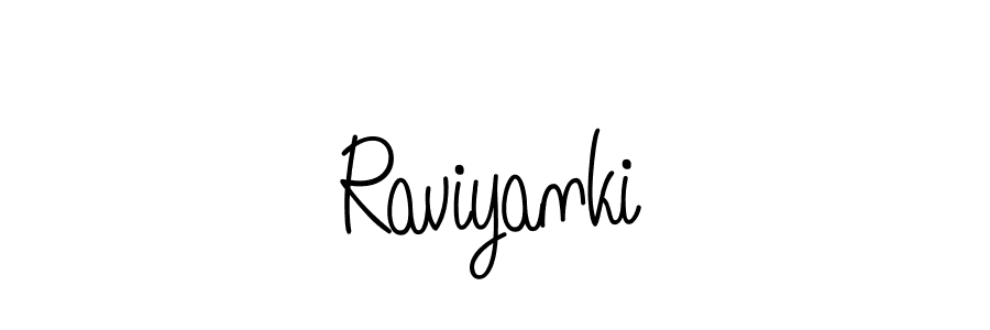 Make a beautiful signature design for name Raviyanki. Use this online signature maker to create a handwritten signature for free. Raviyanki signature style 5 images and pictures png