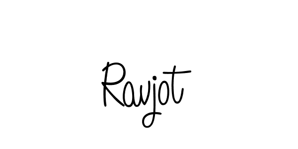 Use a signature maker to create a handwritten signature online. With this signature software, you can design (Angelique-Rose-font-FFP) your own signature for name Ravjot. Ravjot signature style 5 images and pictures png