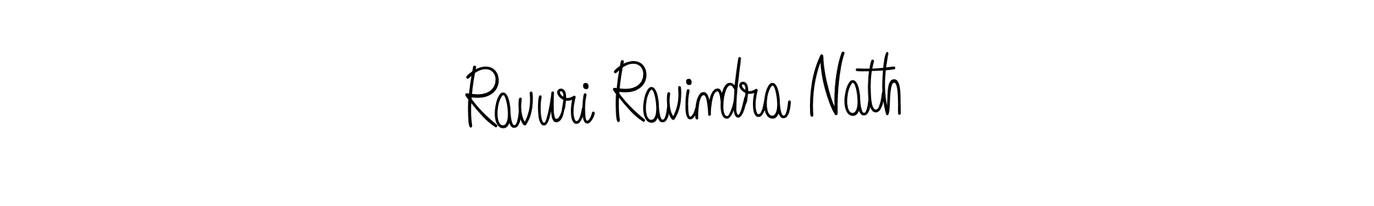 Also You can easily find your signature by using the search form. We will create Ravuri Ravindra Nath name handwritten signature images for you free of cost using Angelique-Rose-font-FFP sign style. Ravuri Ravindra Nath signature style 5 images and pictures png