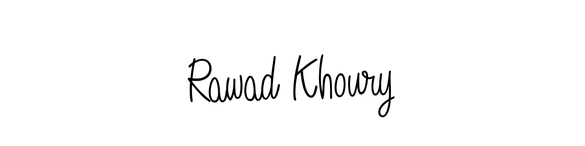 You can use this online signature creator to create a handwritten signature for the name Rawad Khoury. This is the best online autograph maker. Rawad Khoury signature style 5 images and pictures png