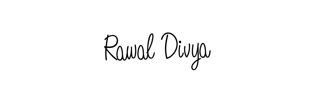 Make a beautiful signature design for name Rawal Divya. Use this online signature maker to create a handwritten signature for free. Rawal Divya signature style 5 images and pictures png