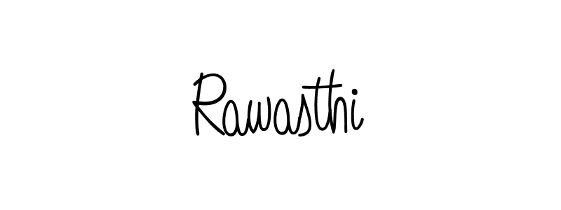 Use a signature maker to create a handwritten signature online. With this signature software, you can design (Angelique-Rose-font-FFP) your own signature for name Rawasthi. Rawasthi signature style 5 images and pictures png
