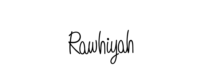 Also You can easily find your signature by using the search form. We will create Rawhiyah name handwritten signature images for you free of cost using Angelique-Rose-font-FFP sign style. Rawhiyah signature style 5 images and pictures png