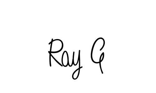 Create a beautiful signature design for name Ray G. With this signature (Angelique-Rose-font-FFP) fonts, you can make a handwritten signature for free. Ray G signature style 5 images and pictures png