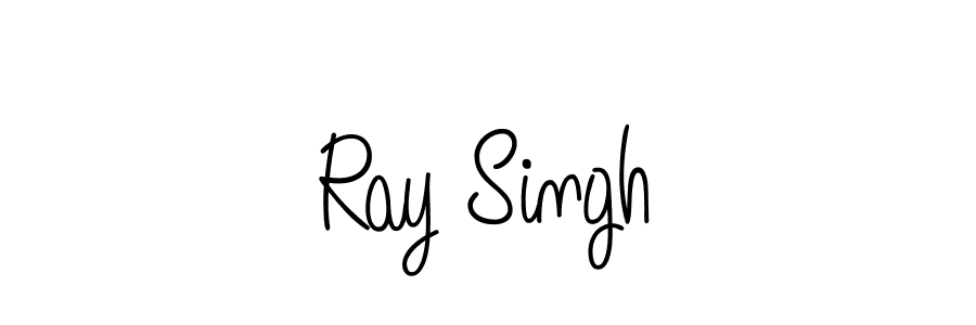 Design your own signature with our free online signature maker. With this signature software, you can create a handwritten (Angelique-Rose-font-FFP) signature for name Ray Singh. Ray Singh signature style 5 images and pictures png