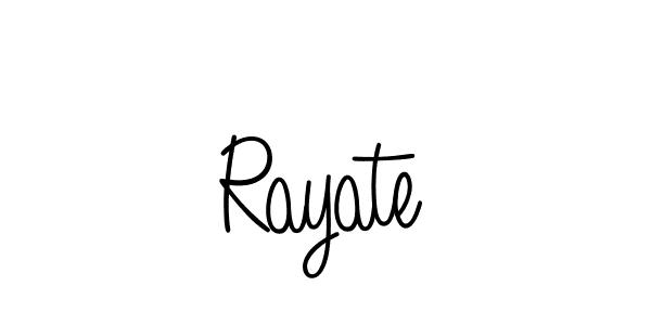 How to make Rayate signature? Angelique-Rose-font-FFP is a professional autograph style. Create handwritten signature for Rayate name. Rayate signature style 5 images and pictures png