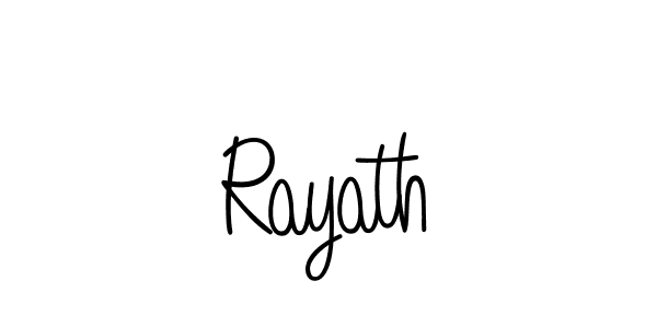 Here are the top 10 professional signature styles for the name Rayath. These are the best autograph styles you can use for your name. Rayath signature style 5 images and pictures png