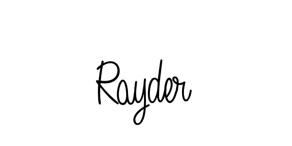 How to make Rayder signature? Angelique-Rose-font-FFP is a professional autograph style. Create handwritten signature for Rayder name. Rayder signature style 5 images and pictures png