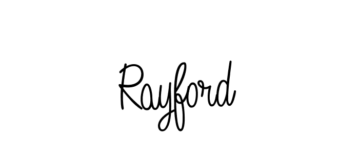 How to make Rayford name signature. Use Angelique-Rose-font-FFP style for creating short signs online. This is the latest handwritten sign. Rayford signature style 5 images and pictures png