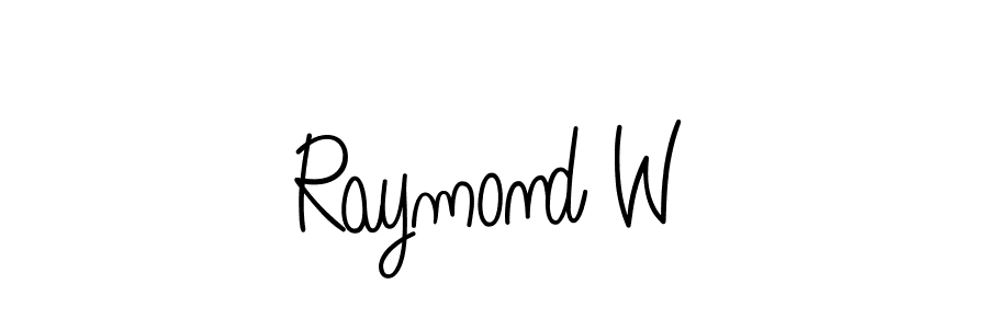 if you are searching for the best signature style for your name Raymond W. so please give up your signature search. here we have designed multiple signature styles  using Angelique-Rose-font-FFP. Raymond W signature style 5 images and pictures png