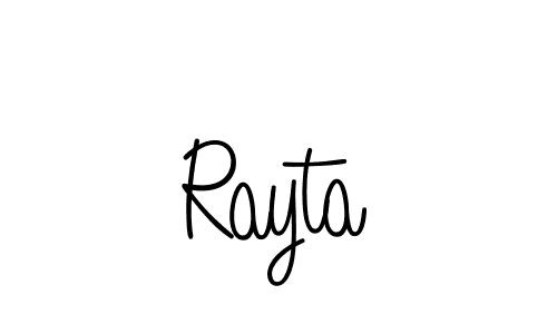 Here are the top 10 professional signature styles for the name Rayta. These are the best autograph styles you can use for your name. Rayta signature style 5 images and pictures png