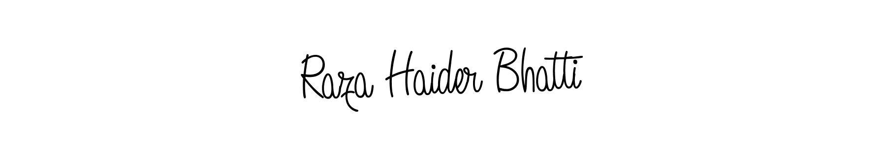 Also You can easily find your signature by using the search form. We will create Raza Haider Bhatti name handwritten signature images for you free of cost using Angelique-Rose-font-FFP sign style. Raza Haider Bhatti signature style 5 images and pictures png