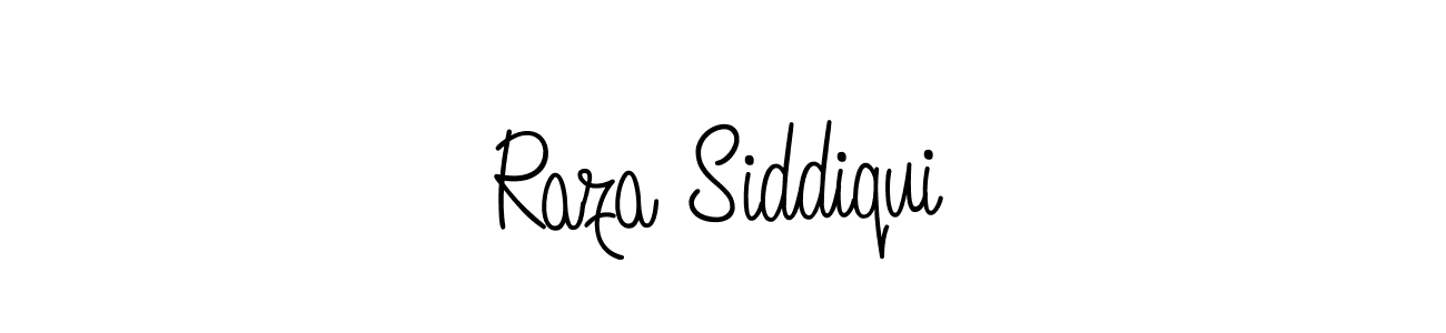 Also You can easily find your signature by using the search form. We will create Raza Siddiqui name handwritten signature images for you free of cost using Angelique-Rose-font-FFP sign style. Raza Siddiqui signature style 5 images and pictures png