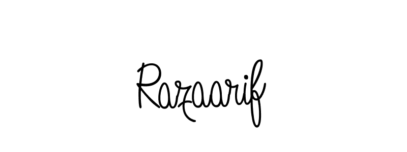 Make a beautiful signature design for name Razaarif. Use this online signature maker to create a handwritten signature for free. Razaarif signature style 5 images and pictures png