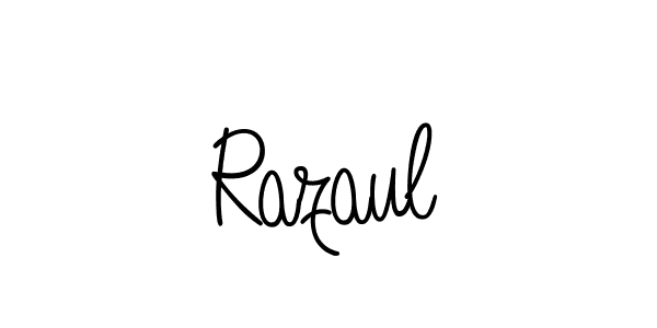 Also we have Razaul name is the best signature style. Create professional handwritten signature collection using Angelique-Rose-font-FFP autograph style. Razaul signature style 5 images and pictures png