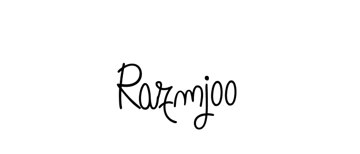 if you are searching for the best signature style for your name Razmjoo. so please give up your signature search. here we have designed multiple signature styles  using Angelique-Rose-font-FFP. Razmjoo signature style 5 images and pictures png