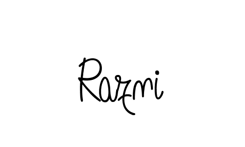 Similarly Angelique-Rose-font-FFP is the best handwritten signature design. Signature creator online .You can use it as an online autograph creator for name Razni. Razni signature style 5 images and pictures png