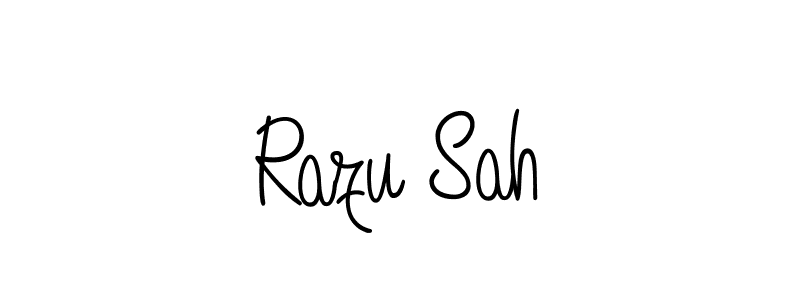 Also You can easily find your signature by using the search form. We will create Razu Sah name handwritten signature images for you free of cost using Angelique-Rose-font-FFP sign style. Razu Sah signature style 5 images and pictures png