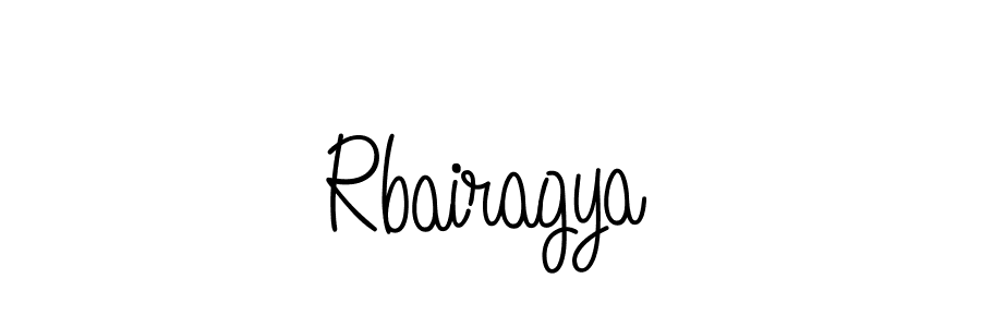 Design your own signature with our free online signature maker. With this signature software, you can create a handwritten (Angelique-Rose-font-FFP) signature for name Rbairagya. Rbairagya signature style 5 images and pictures png