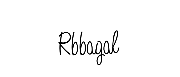 Make a beautiful signature design for name Rbbagal. With this signature (Angelique-Rose-font-FFP) style, you can create a handwritten signature for free. Rbbagal signature style 5 images and pictures png