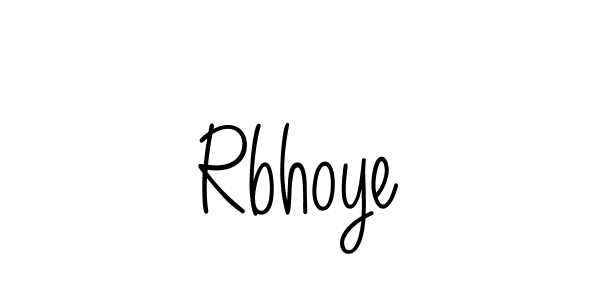 Make a beautiful signature design for name Rbhoye. Use this online signature maker to create a handwritten signature for free. Rbhoye signature style 5 images and pictures png