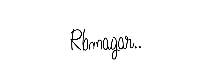 How to make Rbmagar.. signature? Angelique-Rose-font-FFP is a professional autograph style. Create handwritten signature for Rbmagar.. name. Rbmagar.. signature style 5 images and pictures png