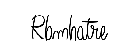 Create a personalized artistic stamp with Rbmhatre in Angelique-Rose-font-FFP font. Perfect for visual artists, designers, and influencers. Rbmhatre signature style 5 images and pictures png