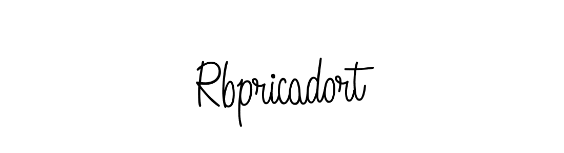 Rbpricadort stylish signature style. Best Handwritten Sign (Angelique-Rose-font-FFP) for my name. Handwritten Signature Collection Ideas for my name Rbpricadort. Rbpricadort signature style 5 images and pictures png