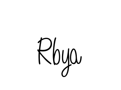 Make a beautiful signature design for name Rbya. Use this online signature maker to create a handwritten signature for free. Rbya signature style 5 images and pictures png