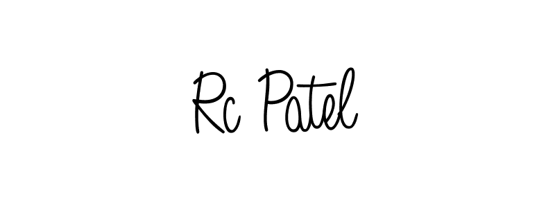 if you are searching for the best signature style for your name Rc Patel. so please give up your signature search. here we have designed multiple signature styles  using Angelique-Rose-font-FFP. Rc Patel signature style 5 images and pictures png