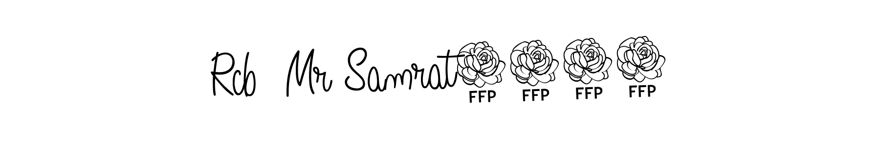 Make a short Rcb  Mr Samrat3589 signature style. Manage your documents anywhere anytime using Angelique-Rose-font-FFP. Create and add eSignatures, submit forms, share and send files easily. Rcb  Mr Samrat3589 signature style 5 images and pictures png