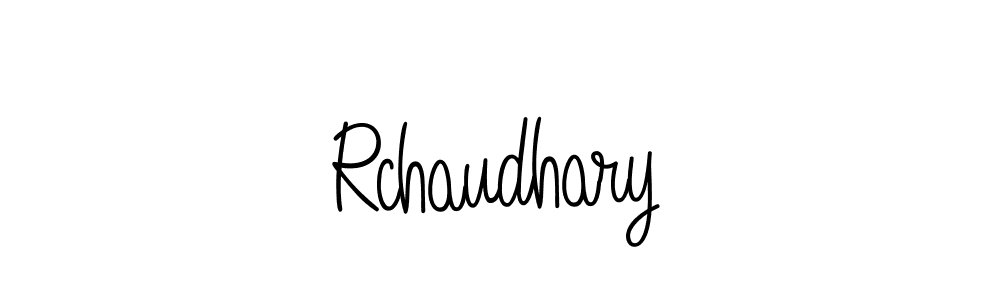 Create a beautiful signature design for name Rchaudhary. With this signature (Angelique-Rose-font-FFP) fonts, you can make a handwritten signature for free. Rchaudhary signature style 5 images and pictures png