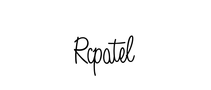 Make a beautiful signature design for name Rcpatel. Use this online signature maker to create a handwritten signature for free. Rcpatel signature style 5 images and pictures png