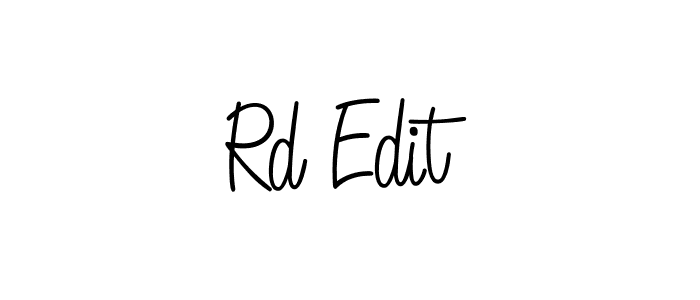 Also You can easily find your signature by using the search form. We will create Rd Edit name handwritten signature images for you free of cost using Angelique-Rose-font-FFP sign style. Rd Edit signature style 5 images and pictures png