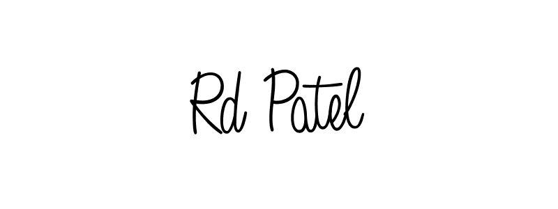 Also You can easily find your signature by using the search form. We will create Rd Patel name handwritten signature images for you free of cost using Angelique-Rose-font-FFP sign style. Rd Patel signature style 5 images and pictures png