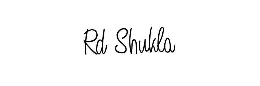 Design your own signature with our free online signature maker. With this signature software, you can create a handwritten (Angelique-Rose-font-FFP) signature for name Rd Shukla. Rd Shukla signature style 5 images and pictures png