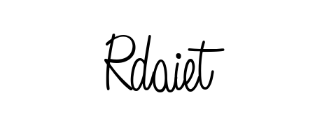 Style your name Rdaiet with confidence using Angelique-Rose-font-FFP signature design. Simple, elegant, and ready for immediate document use. Rdaiet signature style 5 images and pictures png