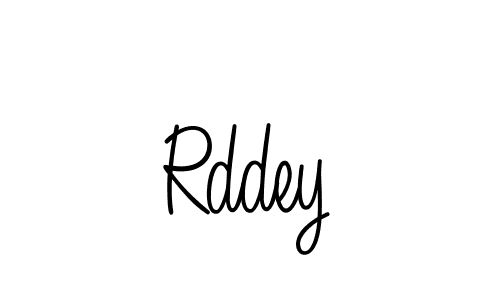 You should practise on your own different ways (Angelique-Rose-font-FFP) to write your name (Rddey) in signature. don't let someone else do it for you. Rddey signature style 5 images and pictures png