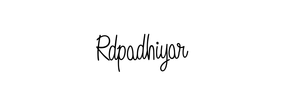 It looks lik you need a new signature style for name Rdpadhiyar. Design unique handwritten (Angelique-Rose-font-FFP) signature with our free signature maker in just a few clicks. Rdpadhiyar signature style 5 images and pictures png